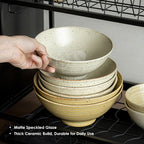 【𝗔𝗦𝗛】Vintage Ribbed Ceramic Bowl