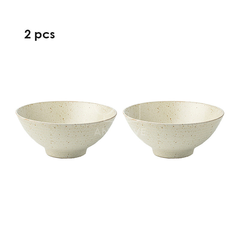 【𝗔𝗦𝗛】Vintage Ribbed Ceramic Bowl