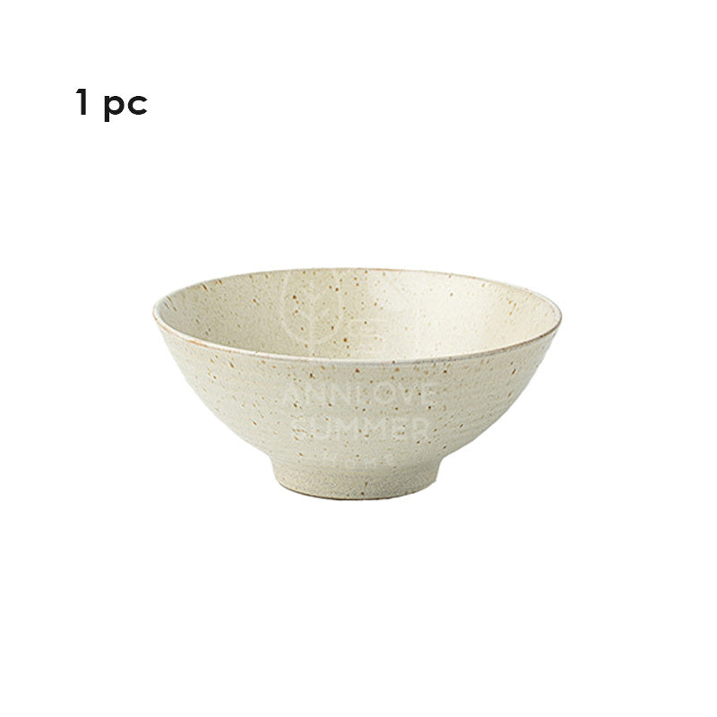 【𝗔𝗦𝗛】Vintage Ribbed Ceramic Bowl
