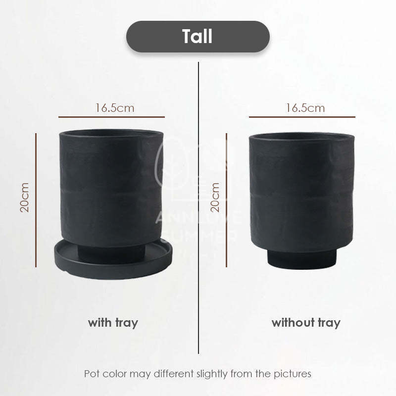 【𝗔𝗦𝗛】Nordic Ceramic Plant Pot (Cylinder)