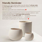 【𝗔𝗦𝗛】Nordic Ceramic Plant Pot (Cylinder)