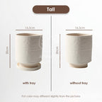 【𝗔𝗦𝗛】Nordic Ceramic Plant Pot (Cylinder)