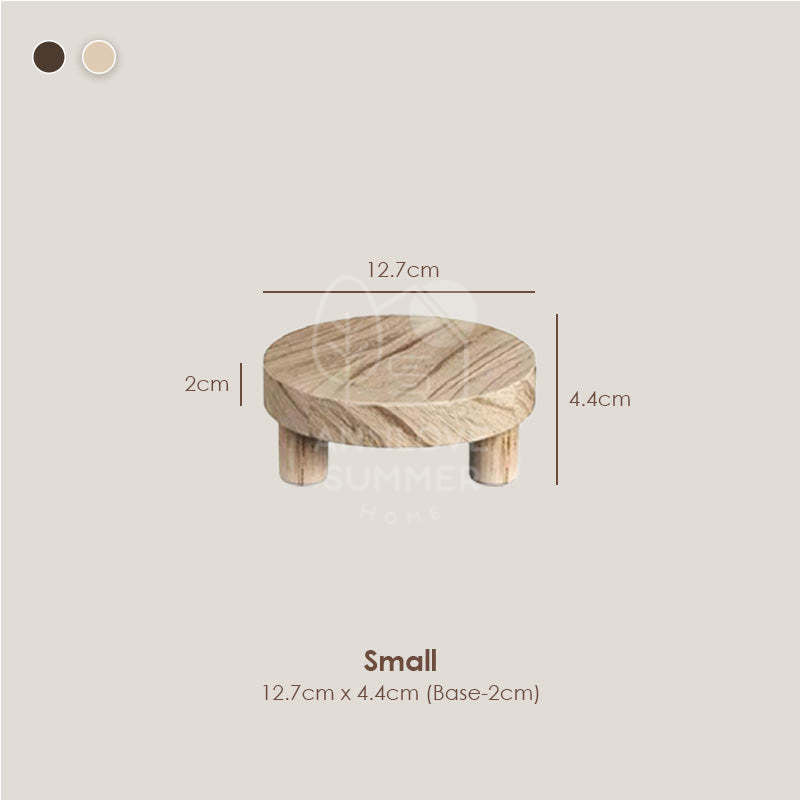 Wooden Stand Home Deco (Short Feet) 🪵