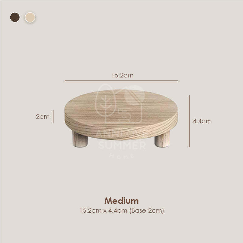 Wooden Stand Home Deco (Short Feet) 🪵