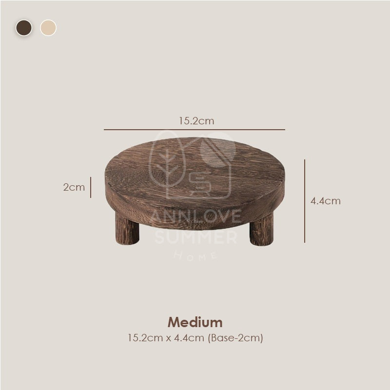 Wooden Stand Home Deco (Short Feet) 🪵