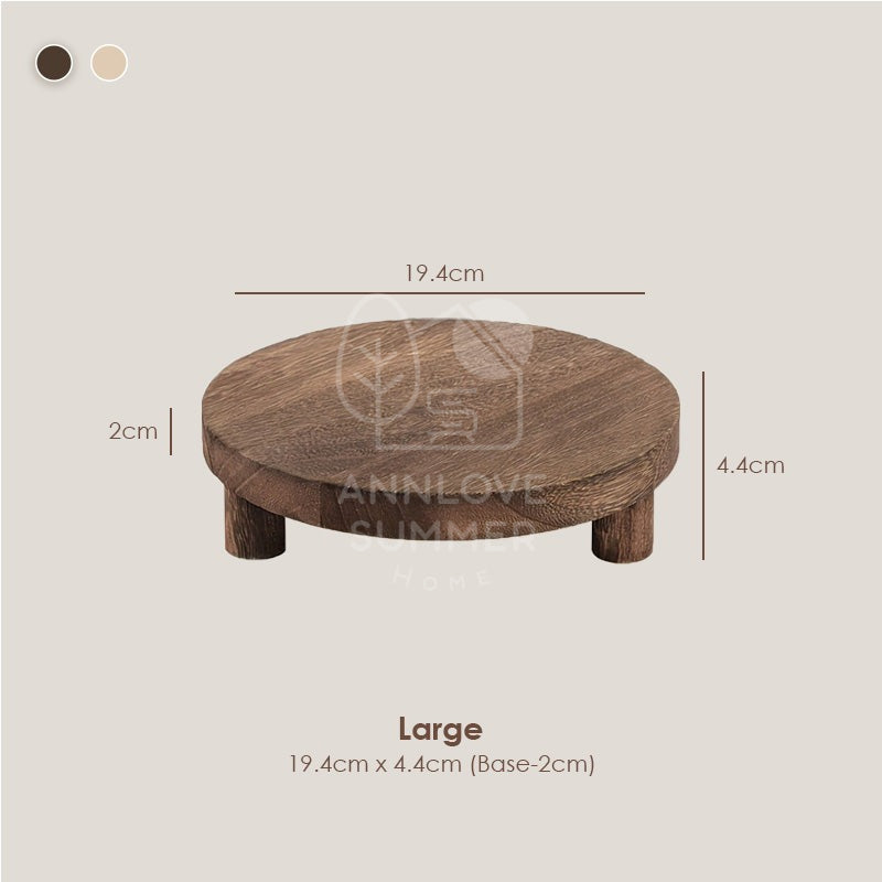 Wooden Stand Home Deco (Short Feet) 🪵