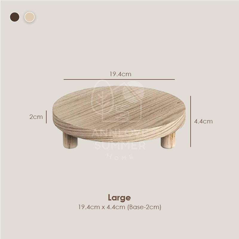 Wooden Stand Home Deco (Short Feet) 🪵
