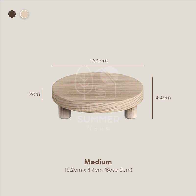 Wooden Stand Home Deco (Short Feet) 🪵