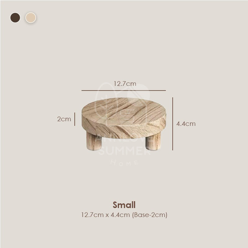 Wooden Stand Home Deco (Short Feet) 🪵