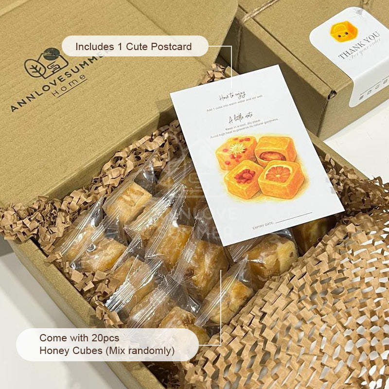 Honey Herbal Rock Sugar Cube 花茶蜂蜜冰糖块