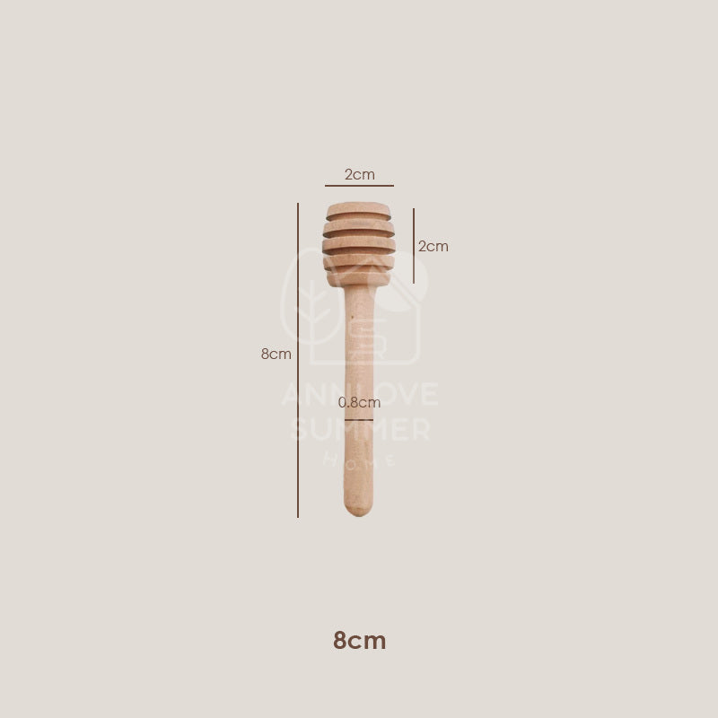 Wooden Honey Dipper 木质蜂蜜棒 ( 5pcs/set )【6cm- 15cm】