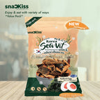 【𝗔𝗦𝗛】🔥新款 SNACKISS 400克| 350克【自封袋装❗】纯素海苔脆饼 SEAVIT 饼干 零食咸蛋味