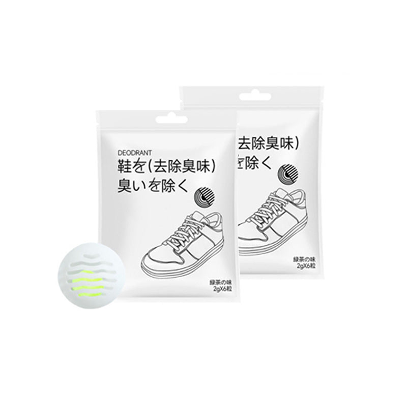 【𝗔𝗦𝗛】[2 PACKS BUNDLE] Shoe Deodorant Balls 6-Pack for Fresh Scent and Odor Control in Shoes and Cabinets