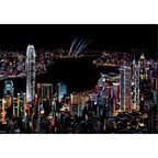 【𝗔𝗦𝗛】【BUY 2 FREE PEN】A3 Art Scratch Card (Colorful)