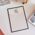 【𝗔𝗦𝗛】【Snoopy Theme】Notepad Korean Ins Memopad Lovely Cute Cartoon Sticker Marker Memo Notepad Stationery 便签本 Buku Nota