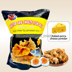 【𝗔𝗦𝗛】【Ready Stock ❗️现货】巨鲸牌 咸蛋鱼皮🥚 芝士咸蛋鱼皮 🧀 Whale Brand Salted Egg Crispy Fish Skin Kulit Ikan Telur