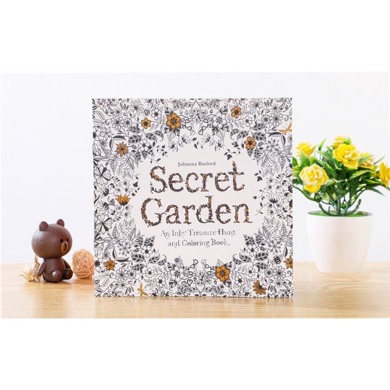 【𝗔𝗦𝗛】【Buy 10 Free 1】Colouring Book Secret Garden