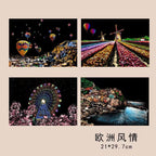 【𝗔𝗦𝗛】【4 in 1】A4 Scratch Card (Colorful)