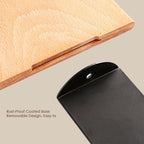 【𝗔𝗦𝗛】Sturdy Wooden Bookend Solid Wood Adjustable Desktop Book Holder Custom Logo Engraving Available