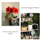 【𝗔𝗦𝗛】Nordic Ceramic Plant Pot (Footed)