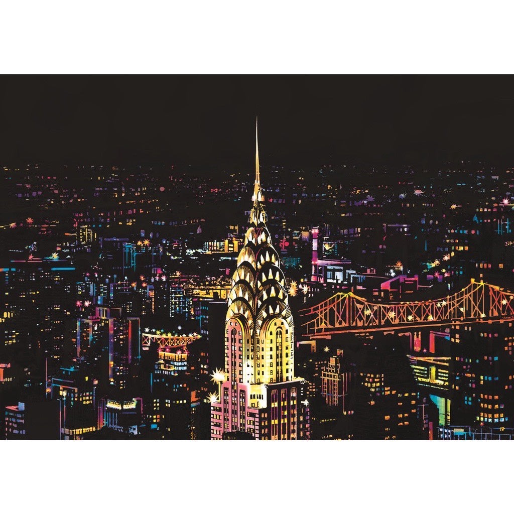 【𝗔𝗦𝗛】【BUY 2 FREE PEN】A3 Art Scratch Card (Colorful)
