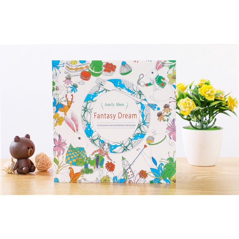 【𝗔𝗦𝗛】【Buy 10 Free 1】Colouring Book Secret Garden