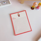 【𝗔𝗦𝗛】【Snoopy Theme】Notepad Korean Ins Memopad Lovely Cute Cartoon Sticker Marker Memo Notepad Stationery 便签本 Buku Nota