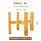 Wooden Tall Pot Stand