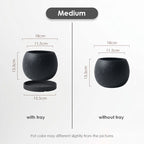 【𝗔𝗦𝗛】Nordic Ceramic Plant Pot (Round)