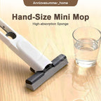 【𝗔𝗦𝗛】Hand-Free Mini Squeeze Mop🔥❗️ Home Kitchen Car Cleaning Mop Desk Cleaner Glass Sponge Cleaning Household 迷你拖把