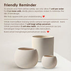 【𝗔𝗦𝗛】Nordic Ceramic Plant Pot (Footed)