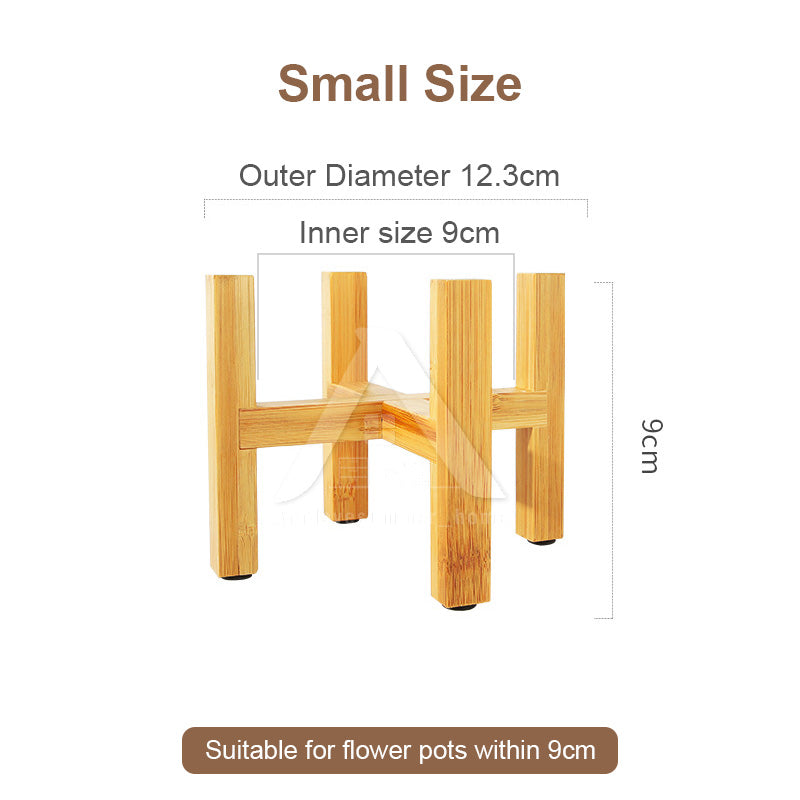 Wooden Tall Pot Stand