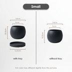 【𝗔𝗦𝗛】Nordic Ceramic Plant Pot (Round)