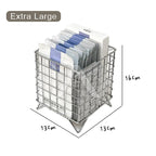 【𝗔𝗦𝗛】Ins Style Household Iron Storage Basket S/L Coffee Liquid Desktop Storage Basket 铁艺收纳筐