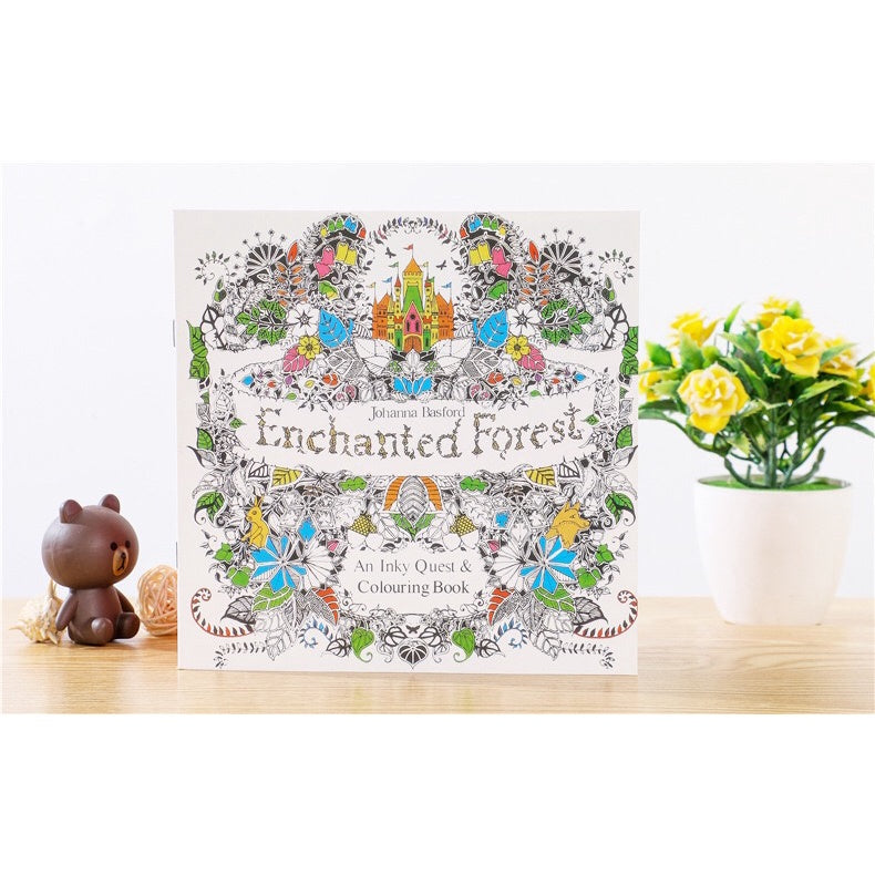 【𝗔𝗦𝗛】【Buy 10 Free 1】Colouring Book Secret Garden