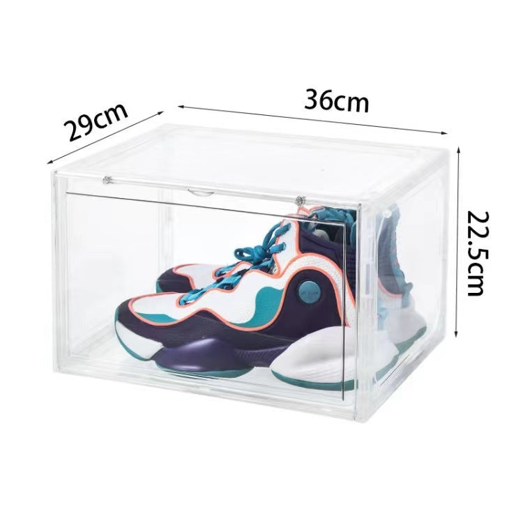 【𝗔𝗦𝗛】【Full Hard Cover】SIDE/FRONT DOOR STACKABLE HARD CASE AJ SHOE MAGNET MAGNETIC OPENER SPORT SHOES BOX SPORT SHOES