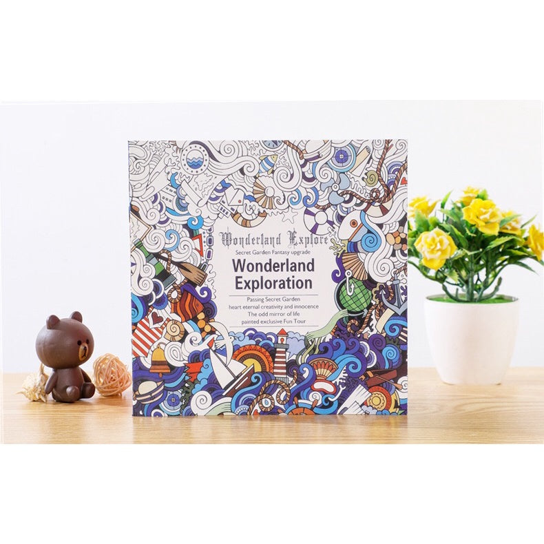 【𝗔𝗦𝗛】【Buy 10 Free 1】Colouring Book Secret Garden