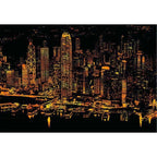 【𝗔𝗦𝗛】【BUY 2 FREE PEN】A3 Art Scratch Card (Gold)