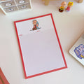 【𝗔𝗦𝗛】【Snoopy Theme】Notepad Korean Ins Memopad Lovely Cute Cartoon Sticker Marker Memo Notepad Stationery 便签本 Buku Nota