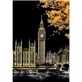 【𝗔𝗦𝗛】【BUY 2 FREE PEN】A3 Art Scratch Card (Colorful)