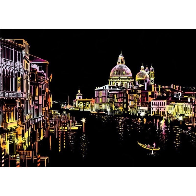 【𝗔𝗦𝗛】【BUY 2 FREE PEN】A3 Art Scratch Card (Colorful)