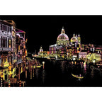 【𝗔𝗦𝗛】【BUY 2 FREE PEN】A3 Art Scratch Card (Colorful)