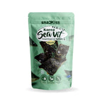 【𝗔𝗦𝗛】🔥新款 SNACKISS 400克| 350克【自封袋装❗】纯素海苔脆饼 SEAVIT 饼干 零食咸蛋味