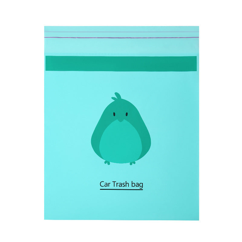 【𝗔𝗦𝗛】Thick（15pcs/pack）Disposable Car Trash Bag Rubbish Stick Portable Plastic Storage Bag  Sticky Type Garbage Bag 车载垃圾袋