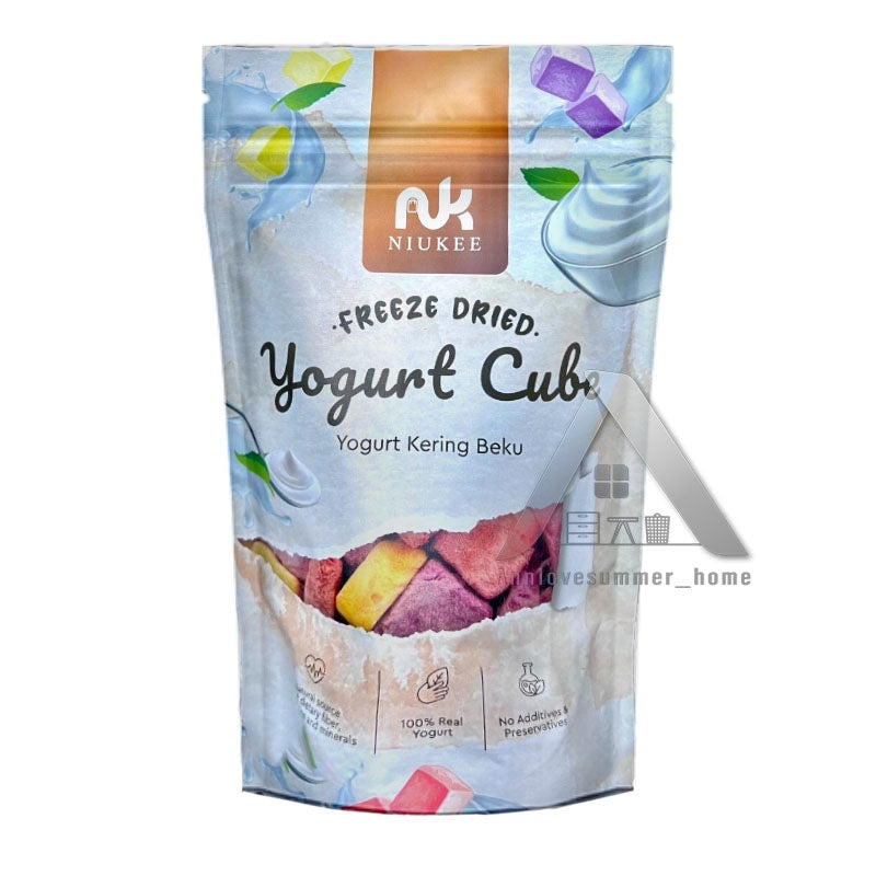 【𝗔𝗦𝗛】🔥Lowest Price Promo 50g| 100g❗️Large Cube Freeze Dried Yoghurt Yogurt Cube Mixed 3Fruits Kering SnacksKids冻干酸奶块健康零食