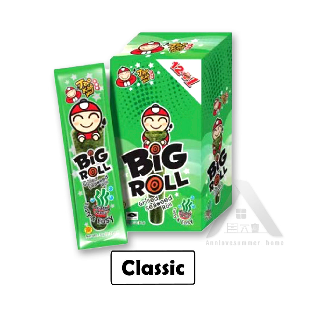 【𝗔𝗦𝗛】 [CRISPY❗❗Savory Seaweed] TAO KAE NOI Grilled Seaweed Roll Big Roll Seaweed Rumput Laut Ranggup 小老板脆紫菜脆海苔卷 Snacks