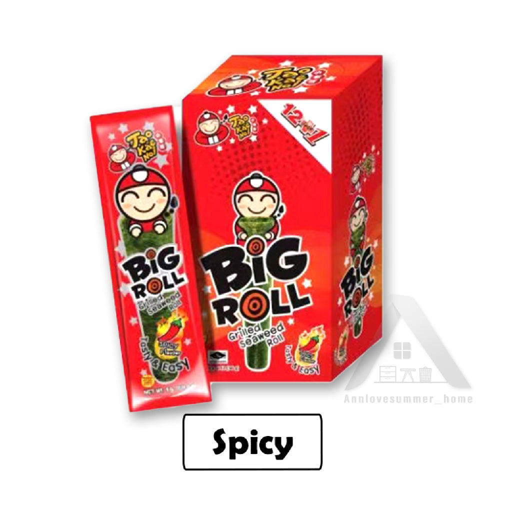 【𝗔𝗦𝗛】 [CRISPY❗❗Savory Seaweed] TAO KAE NOI Grilled Seaweed Roll Big Roll Seaweed Rumput Laut Ranggup 小老板脆紫菜脆海苔卷 Snacks