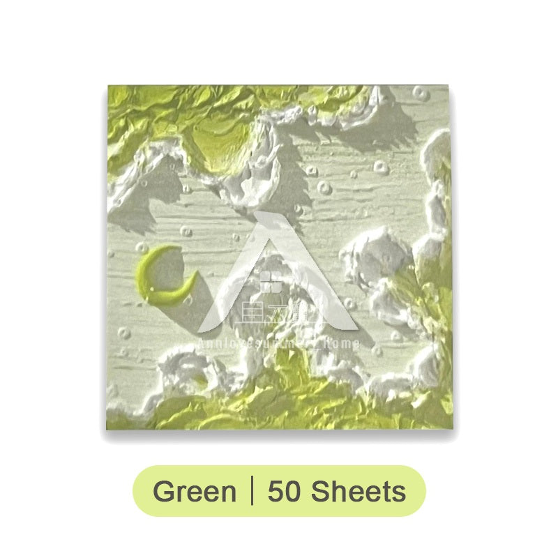 【𝗔𝗦𝗛】Landscape Oil Painting Sticky Note INS Scenery Sticky Note Memo Pad 风景油画便利贴