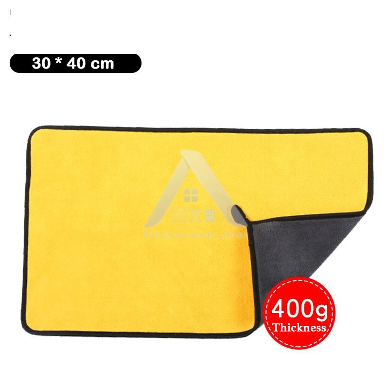 【𝗔𝗦𝗛】400gsm 30cm/60cm 🔥Microfiber Car Super Soft Towel Multipurpose Washing Cloth Kain Pembersih Kereta Kain Buruk抹布洗车布