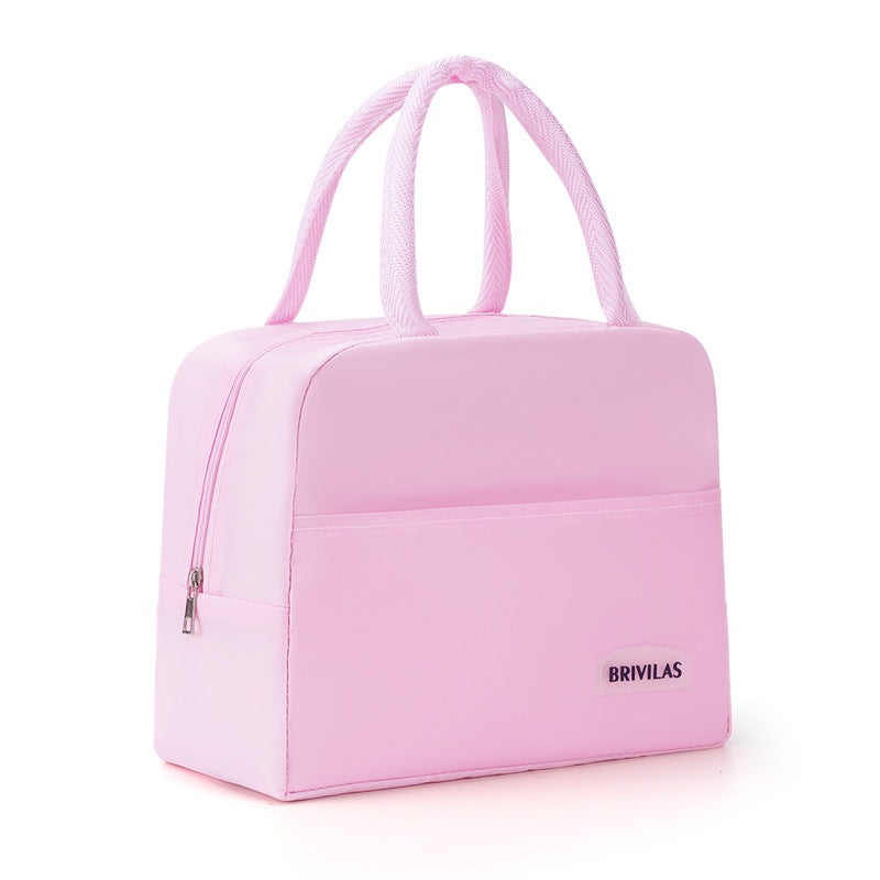 【𝗔𝗦𝗛】Candy Color Lunch Bag Portable Lunch Box Bag Lunch Bag Cartoon Lunch Bag for Kids and Adults 保温袋